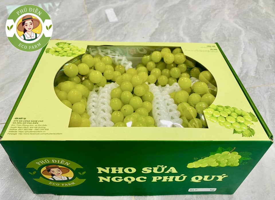Nho sữa Ngọc Phú Quý 3